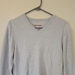 Breakwater | Light Blue V Neck Sweater Size Medium